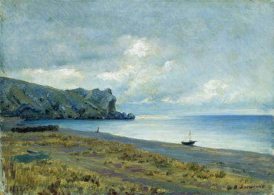 "Судакская бухта в Крыму", 1882