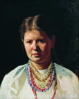 «Женский портрет (Украинка)»,  1870-е