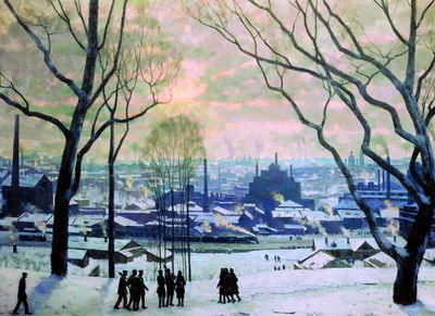 "Утро индустриальной Москвы", 1949