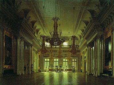 Фельдмаршальский зал Зимнего дворца. 1838