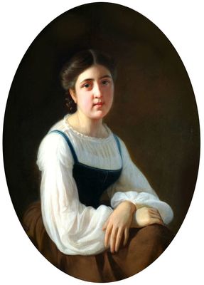 Портрет девушки. 1850-е
