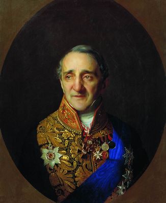 Портрет камергера, действительного статского советника Христофора Екимовича (Иоакимовича) Лазарева. 1851
