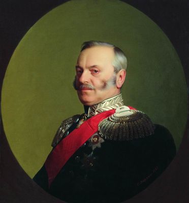 Портрет министра путей сообщения Павла Петровича Мельникова (1804-1880). 1869