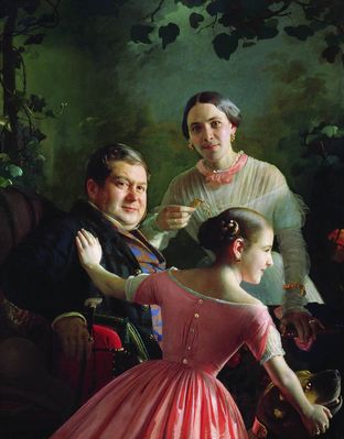 Портрет семьи Турчаниновых. 1848
