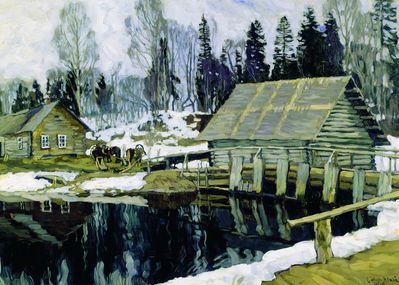 Плотина. 1909