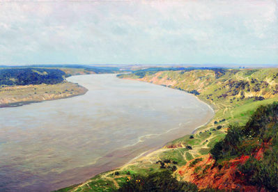 Река Неман. 1895