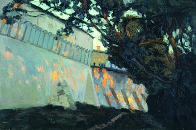 Стены Саввино-Сторожевского Звенигородского монастыря. 1910-е