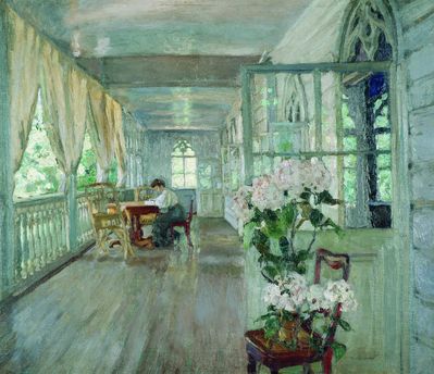 Терраса в поместье. Конец 1900-х