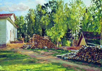 Усадьба. Двор. Вторая половина 1900-х