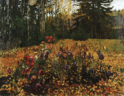 Увядающие астры. 1910