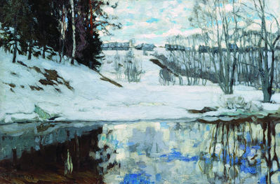 Весна (Речка вскрылась). 1903