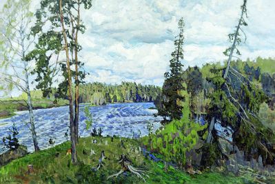 Ветреный апрель. 1909