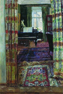интерьер с роялем. 1912