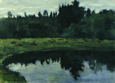 Лесная речка. 1899