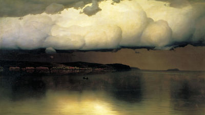 "Притихло", 1890