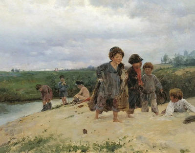 «От дождя», 1887