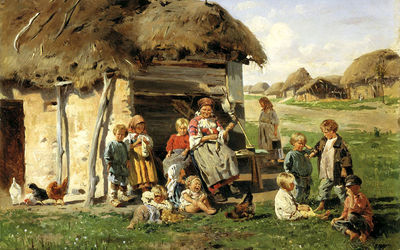 «Крестьянские дети», 1890