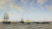 Beggrov_Aleksandr_Karlovich2C_Gonki_yaht_Derzhava_i_Aleksandriya_na_Malom_Kronshtadtskom_reyde__1880.jpg