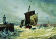 Bogolyubov_Aleksey_Petrovich2C_Vozvrashchenie_v_port_Trepor_v_poluyu_vodu__Franciya2C_Normandiya__1876.jpg