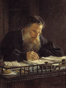 Портрет Л.Н. Толстого. 1884