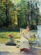Makovskiy_Konstantin_Egorovich2C_Olenka_i_Kolya_na_krylce_dachi__Konec_1900-h.jpg